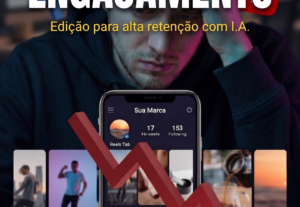 Eu vou editar seus vídeos para alta retenção e engajamento