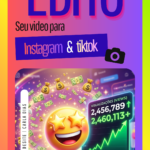 Eu vou Editar seus vídeos para viralizar no insta e no tikto...