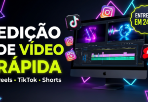 Eu vou editar 1 vídeo curto estilo Reels, TikTok ou Shorts