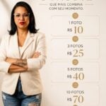 Eu vou fazer sua fotos com Ia deixando aparencia realista.