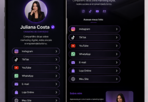 Eu vou criar sua bio link estilo site
