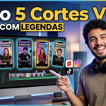 Eu vou Criar 5 Cortes Virais com Legendas