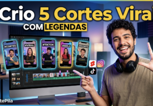 Eu vou Criar 5 Cortes Virais com Legendas