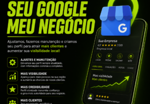 Eu vou criar/manutenção no seu Google meu negocio.