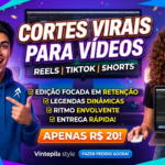 Eu vou fazer cortes virais para rede social