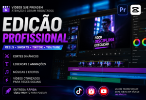 Eu vou fazer edição profissional para vídeos curtos