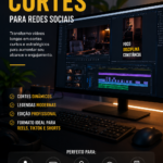 Eu vou Fazer edição de cortes para redes sociais