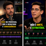 Eu vou criar cortes profissionais com legendas para vídeos.