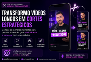 Eu vou criar cortes do seu vídeo que te geraram alcance