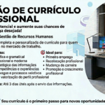 Eu vou revisar o seu currículo e deixá-lo pronto para vaga.