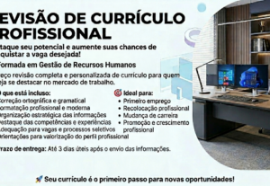 Eu vou revisar o seu currículo e deixá-lo pronto para vaga.