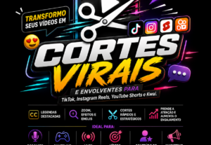 Eu vou criar cortes virais para seu video