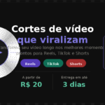 Eu vou criar cortes virais do seu vídeo