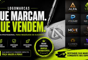Eu vou dar vida à sua identidade com um logotipo memorável