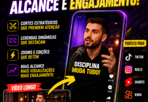 Eu vou criar cortes virais para vídeos