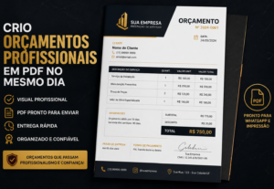Eu vou Criar Orçamentos Profissionais em PDF no Mesmo Dia