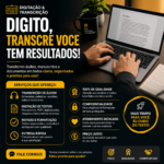 Eu vou digitar e transcrever