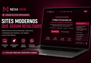 Eu vou Criar o seu site profissional moderno e responsivo