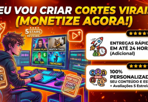 Eu vou criar cortes para você faturar na internet
