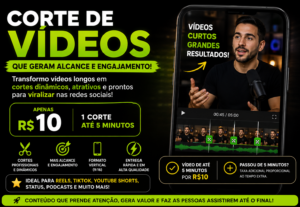 Eu vou criar cortes do seu vídeo que gerem alcance
