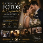 Eu vou Fazer vídeo com suas fotos de casamento