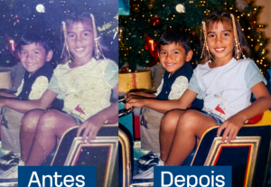 Eu vou restaurar sua foto antiga com IA