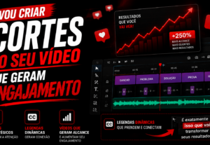 Eu vou criar cortes do seu vídeo que geram engajamento.