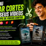 Eu vou criar cortes dos seus video para apps de videos curto...