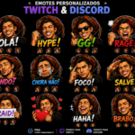 Eu vou criar emotes personalizados para Twitch e Discord