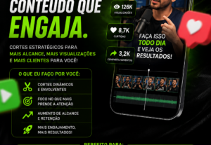 Eu vou Criar cortes do seus vídeos