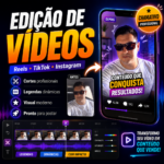 Eu vou Deixar seu vídeo mais atrativo, dinâmico para postar.
