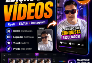 Eu vou Deixar seu vídeo mais atrativo, dinâmico para postar.