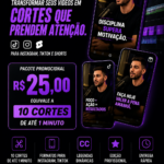 Eu vou transformar seus vídeos em cortes que prendem atenção...