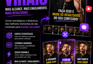 Eu vou fazer Cortes que aumentam seu alcance e engajamento