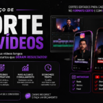 Eu vou fazer cortes do seu vídeo longo para reels