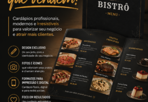 Eu vou Criar cardápios online para sua empresa.