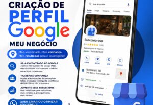 Eu vou fazer criação do perfil da sua empresa no google.