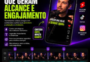 Eu vou fazer cortes que geram alcance e engajamento