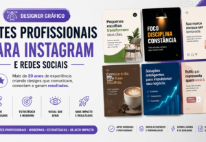 Eu vou criar Artes Profissionais para Instagram