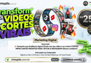 Eu vou fazer cortes virais para seu vídeo