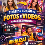 Eu vou fazer cortes e editar seus vídeos para viralizar