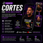 Eu vou Fazer cortes de vídeos curtos e dinâmicos