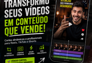 Eu vou transformar seus vídeos em cortes virais