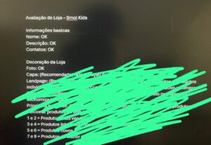 Eu vou analisar sua loja na shopee