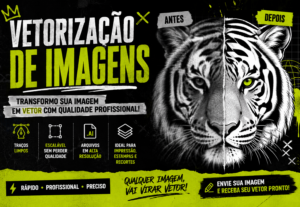 Eu vou Vetorizar suas artes em 30 minutos