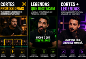 Eu vou Fazer corte de video e coloca legenda para você