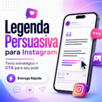 Eu vou Criar legenda persuasiva para Instagram