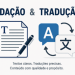 Eu vou Criar uma Redação e fazer Tradução de Textos