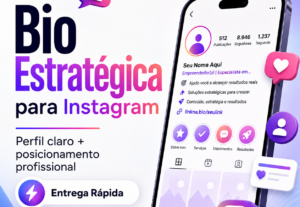 Eu vou Criar uma bio estratégica para Instagram