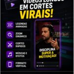 Eu vou Fazer cortes com legenda animada estilo viral